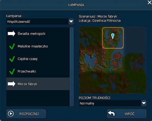 Lokacja - Dzielnica Północna - 6. Morze fabryk | Opis przejścia | Cities in Motion 2 - Cities in Motion 2 - poradnik do gry