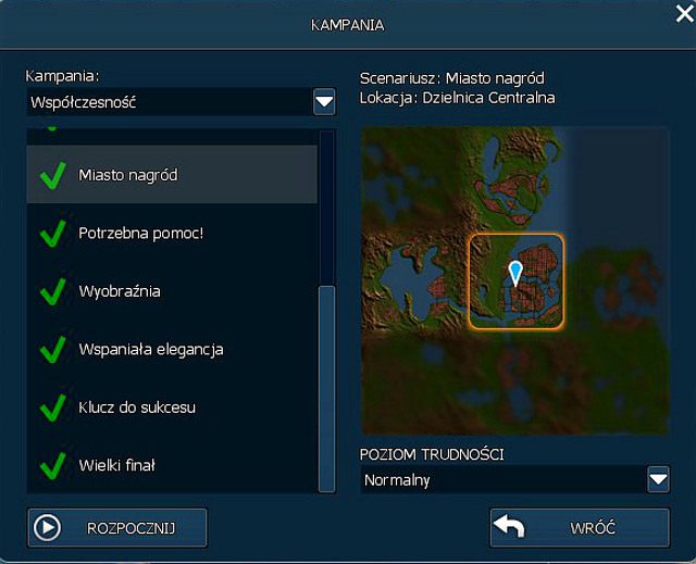 Lokacja - Dzielnica Centralna - 7. Miasto nagród | Opis przejścia | Cities in Motion 2 - Cities in Motion 2 - poradnik do gry