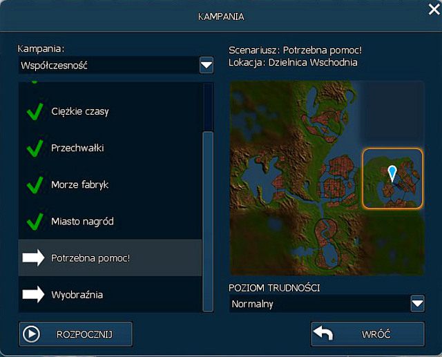 Lokacja - Dzielnica Wschodnia - 8. Potrzebna pomoc | Opis przejścia | Cities in Motion 2 - Cities in Motion 2 - poradnik do gry