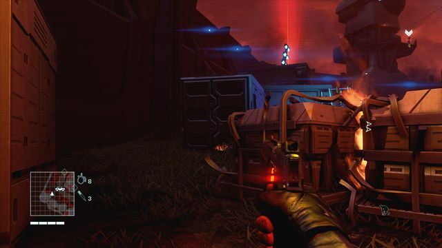 Skieruj się w lewo, skradając się za kontenerami - 1 - You got time to duck? | Zadania główne | Far Cry 3 Blood Dragon - Far Cry 3: Blood Dragon - poradnik do gry