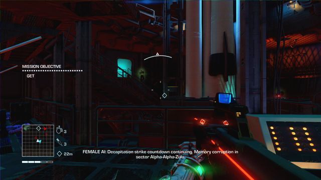 Podczas gdy Spider stara się złamać zabezpieczenia komputera, musisz go osłaniać - 1 - You got time to duck? | Zadania główne | Far Cry 3 Blood Dragon - Far Cry 3: Blood Dragon - poradnik do gry