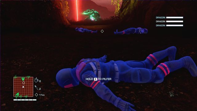 Wyjście z doliny pilnowane jest przez kolejnego smoka - 2 - Theyre hee-eere! | Zadania główne | Far Cry 3 Blood Dragon - Far Cry 3: Blood Dragon - poradnik do gry