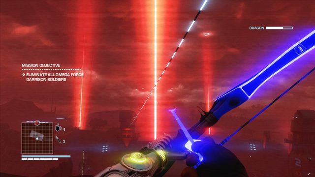 Pozbieraj pieniądze, ładunki wybuchowe oraz pancerz i wejdź po schodach na dach budynku - 2 - Theyre hee-eere! | Zadania główne | Far Cry 3 Blood Dragon - Far Cry 3: Blood Dragon - poradnik do gry