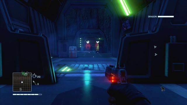 Kolejni żołnierze wroga patrolują most w oddali - 4 - What is this shit? | Zadania główne | Far Cry 3 Blood Dragon - Far Cry 3: Blood Dragon - poradnik do gry