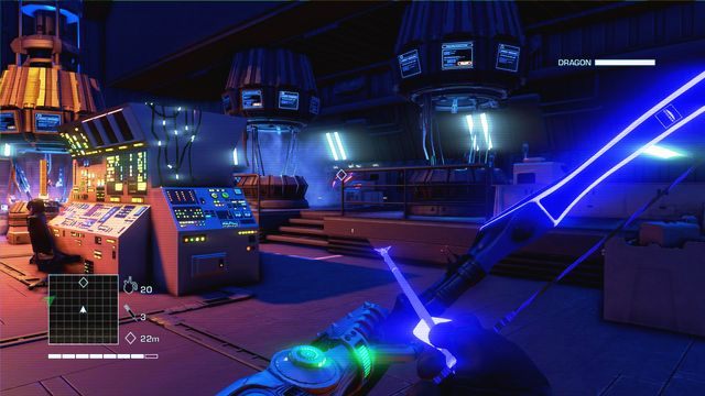 Zejdź do pomieszczenia niżej i zlokalizuj drugi prototyp (jeśli nie uruchomiłeś alarmu, sala będzie pusta) - 4 - What is this shit? | Zadania główne | Far Cry 3 Blood Dragon - Far Cry 3: Blood Dragon - poradnik do gry