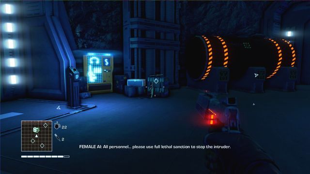 Wyposaż się w jeden z miotaczy płomieni obecnych w pomieszczeniu - 4 - What is this shit? | Zadania główne | Far Cry 3 Blood Dragon - Far Cry 3: Blood Dragon - poradnik do gry