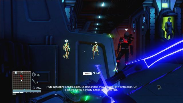 Wznów marsz korytarzami, cały czas kierując się w stronę znacznika misji - 5 - I dont deal with psychos. I putem away | Zadania główne - Far Cry 3: Blood Dragon - poradnik do gry