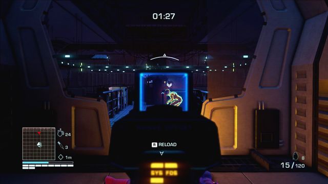 Po wszystkim skieruj się na drugą stronę pomieszczenia i wejdź schodami do góry - 5 - I dont deal with psychos. I putem away | Zadania główne - Far Cry 3: Blood Dragon - poradnik do gry