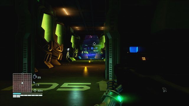 Po przejściu kolejnych korytarzy dotrzesz do pomieszczenia okupowanego przez wrogich żołnierzy - 5 - I dont deal with psychos. I putem away | Zadania główne - Far Cry 3: Blood Dragon - poradnik do gry