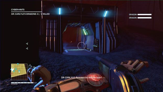 Winda wyrzuci cię na arenę, na której panoszą się krwawe smoki - twoim celem jest ich eliminacja - 5 - I dont deal with psychos. I putem away | Zadania główne - Far Cry 3: Blood Dragon - poradnik do gry