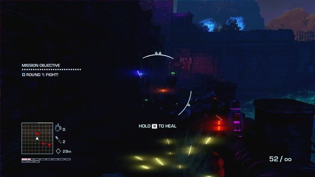 Przygotuj się na wymagającą walkę - ze wszystkich stron zaczną atakować cię zmutowane stwory, które miałeś okazję poznać w laboratorium Dr - 6 - Summon the plague | Zadania główne | Far Cry 3 Blood Dragon - Far Cry 3: Blood Dragon - poradnik do gry