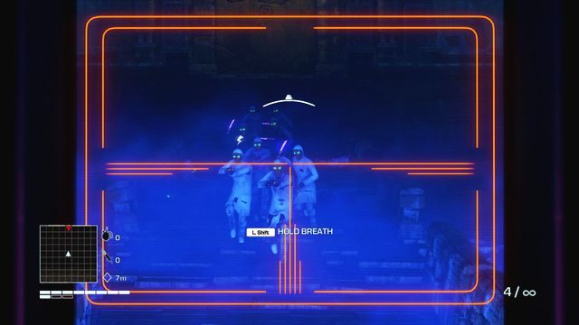 Jako że dysponujesz pociskami wybuchowymi, postaraj się dobrze celować, aby zabić jak najwięcej przeciwników jednym strzałem - 6 - Summon the plague | Zadania główne | Far Cry 3 Blood Dragon - Far Cry 3: Blood Dragon - poradnik do gry