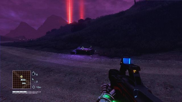 Kieruj się w stronę znacznika celu widocznego na mapie - Insurance scammer | Far Cry 3 Blood Dragon - Far Cry 3: Blood Dragon - poradnik do gry