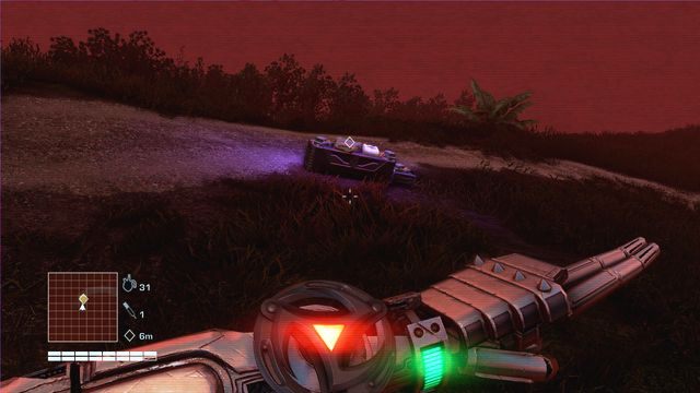 Kieruj się w stronę znacznika celu widocznego na mapie - Unique horn Dragon | Far Cry 3 Blood Dragon - Far Cry 3: Blood Dragon - poradnik do gry