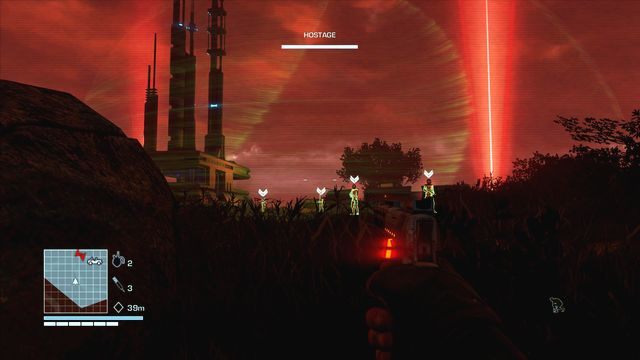 Kieruj się w stronę znacznika celu widocznego na mapie (możesz użyć samochodu, aby przyspieszyć proces) - Save a nerd | Far Cry 3 Blood Dragon - Far Cry 3: Blood Dragon - poradnik do gry