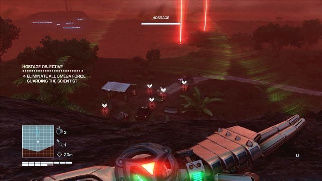 Kieruj się w stronę znacznika celu widocznego na mapie - Desperately saving Susan | Far Cry 3 Blood Dragon - Far Cry 3: Blood Dragon - poradnik do gry