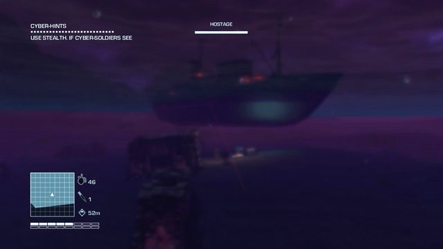 Kieruj się w stronę znacznika celu widocznego na mapie - Everyones on a boat | Far Cry 3 Blood Dragon - Far Cry 3: Blood Dragon - poradnik do gry