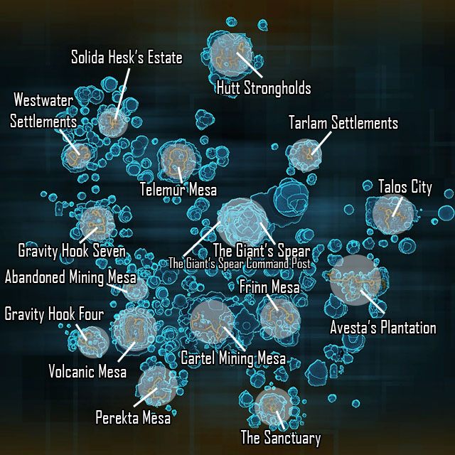 Makeb - Główna mapa Makeb - Co nowego w Rise of the Hutt Cartel? - Star Wars: The Old Republic - The Rise of the Hutt Cartel - poradnik do gry