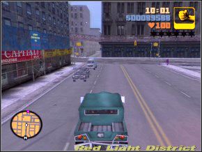 Teraz jedź najkrótszą drogą do banku - spójrz na obrazek - 03 - Joey | Grand Theft Auto 3 - Grand Theft Auto 3 - poradnik do gry
