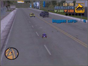 Drugi jest w Wichita Gardens, jeździ sobie w pobliżu budek telefonicznych, gdzie zamawiasz zadania u D-Icea - 12 - D-Ice | Grand Theft Auto 3 - Grand Theft Auto 3 - poradnik do gry