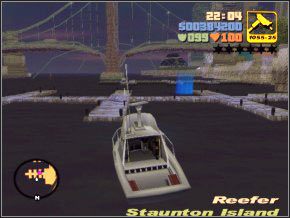Płyń po prostu do celu, a po rozmowie otrzymasz 20000$ - 06 - Salvatore | Grand Theft Auto 3 - Grand Theft Auto 3 - poradnik do gry