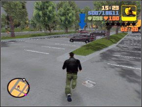 Drugi to INFERNUS stojący na parkingu blisko budki telefonicznej, gdzie wykonywałeś misje dla Yardieów oraz stadionu - 10 - Kenji | Grand Theft Auto 3 - Grand Theft Auto 3 - poradnik do gry