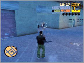 Biegaj dookoła i po kolei sprawdzaj garaże - w jednym jest jeden przeciwnik i więzień - 11 - Donald | Grand Theft Auto 3 - Grand Theft Auto 3 - poradnik do gry