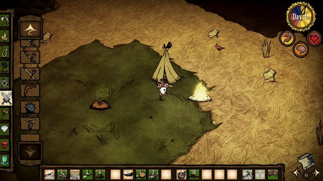 Ostatnią istotną cechą dobrego obozu jest różnorodna okolica - Dont Starve: Założenie obozu - lokalizacja, gdzie założyć? - Dont Starve - poradnik do gry