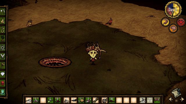 Pewną alternatywą jest sąsiedztwo jednej lub kilku robaczych dziur (Worm Hole) - Dont Starve: Założenie obozu - lokalizacja, gdzie założyć? - Dont Starve - poradnik do gry