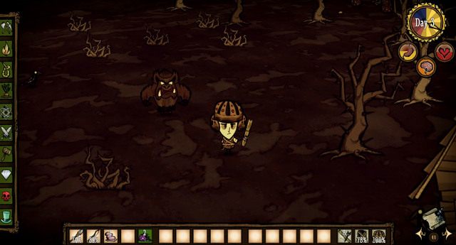 Starcia w Dont Starve nie należą do najtrudniejszych, ale wymagają trochę wprawy, odpowiedniego przygotowania i poznania skutecznych technik walki - Dont Starve: Uzbrojenie | Walka - Dont Starve - poradnik do gry