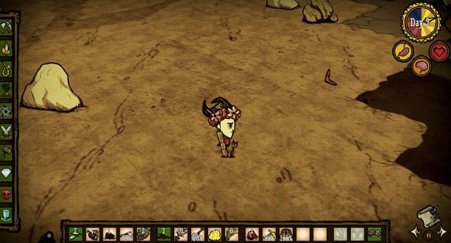 Jak łatwo się domyślić, cechą szczególną Boomerangu jest fakt, że po każdym rzucie wraca do swojego właściciela - Dont Starve: Taktyka | Walka - Dont Starve - poradnik do gry