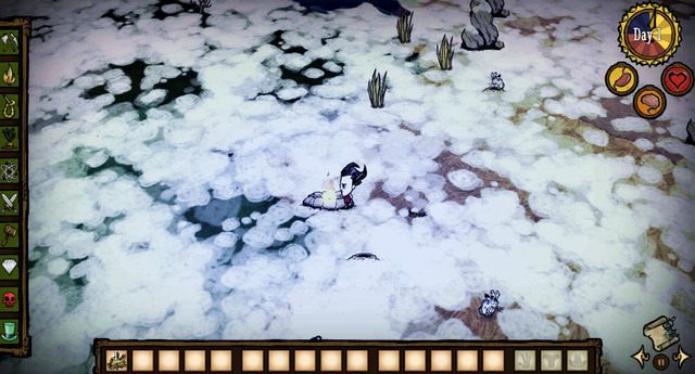 Mechanizm zamarzania opiera się na dwóch statystykach: temperaturze ciała bohatera oraz temperaturze otoczenia - Dont Starve: Zamarzanie - jak nie zamarznąć? Zima - Dont Starve - poradnik do gry