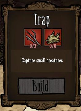 Tę drugą stworzysz z 6x Grass oraz 2x Twigs - Dont Starve: Polowanie | Zdobywanie pożywienia - Dont Starve - poradnik do gry