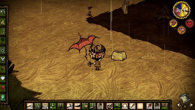 Ustaw ją kilka metrów od zwierzęcia, a następnie użyj na niej przynęty i odejdź kawałek dalej - Dont Starve: Polowanie | Zdobywanie pożywienia - Dont Starve - poradnik do gry