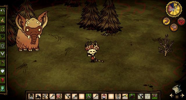 Ostatnim zwierzęciem, które wymaga specjalnej wzmianki jest Koalefant - Dont Starve: Polowanie | Zdobywanie pożywienia - Dont Starve - poradnik do gry