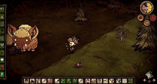 Koalefant nie da do siebie podejść, dopóki nie zostanie zaatakowany - Dont Starve: Polowanie | Zdobywanie pożywienia - Dont Starve - poradnik do gry