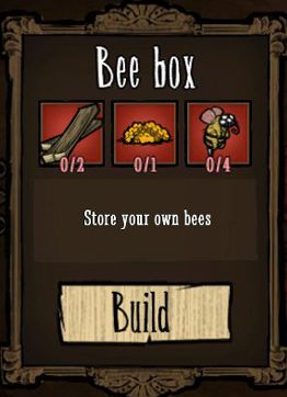 Aby rozpocząć masową produkcję miodu, będziesz przede wszystkim potrzebował ula (Bee Box) - Dont Starve: Hodowla zwierząt - Dont Starve - poradnik do gry