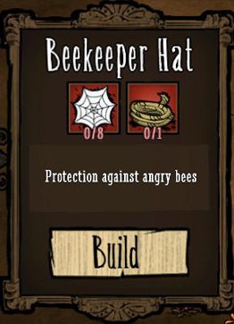 Żeby uniknąć poważnych użądleń, warto wcześniej wyposażyć się kapelusz pszczelarza (Beekeeper Hat) - Dont Starve: Hodowla zwierząt - Dont Starve - poradnik do gry