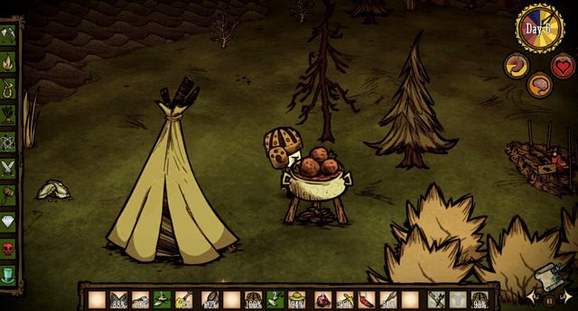 Oprócz tabeli z receptami, podczas gotowania przyda się również tabela z wartością poszczególnych składników - Dont Starve: Gotowanie potraw - Dont Starve - poradnik do gry