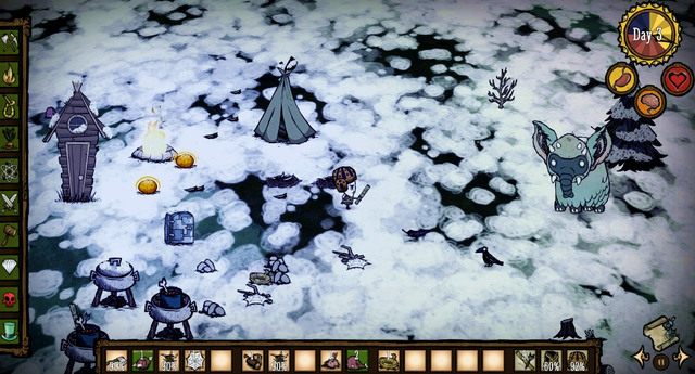 Zima to również jedyny okres, w którym możesz upolować Winter Koalefanta oraz zdobyć Tam o Shanter noszony przez MacTuska - Dont Starve: Przetrwanie zimy - porady - Dont Starve - poradnik do gry