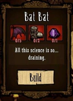 Ciekawa alternatywa dla broni, szkoda, że obniża zdrowie psychiczne. - Dont Starve: Nowe przedmioty | Jaskinie - Dont Starve - poradnik do gry