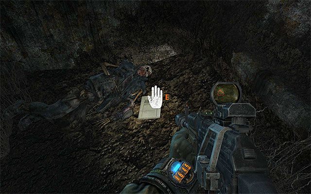 Strona jest w opuszczonych tunelach, które badasz w początkowej części rozdziału w towarzystwie Anny - 2 - Popioły | Strony dziennika Artema | Metro Last Light - Metro: Last Light - poradnik do gry