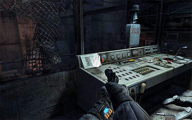 Strona jest w pierwszym dużym obszarze rozdziału, w którym spotkasz przeciwników (screen 1) - 5 - Oddzielenie | Strony dziennika Artema | Metro Last Light - Metro: Last Light - poradnik do gry