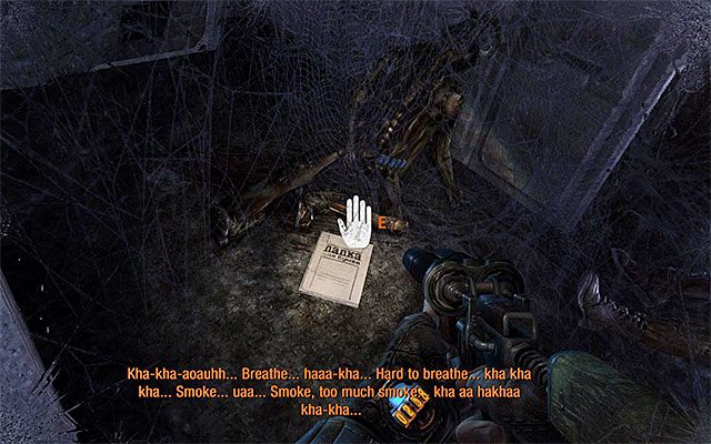 Strona jest wewnątrz wraku samolotu, który Artem bada w towarzystwie Pawła - 8 - Echo | Strony dziennika Artema | Metro Last Light - Metro: Last Light - poradnik do gry