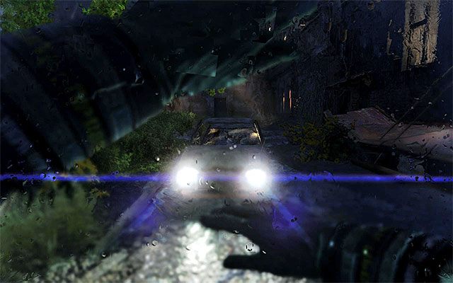 Trzecia wizja załączy się tuż po dotarciu do trzeciej części miasta, czyli dużego dziedzińca - Wizje w Martwym Mieście | Inne sekrety | Metro Last Light - Metro: Last Light - poradnik do gry