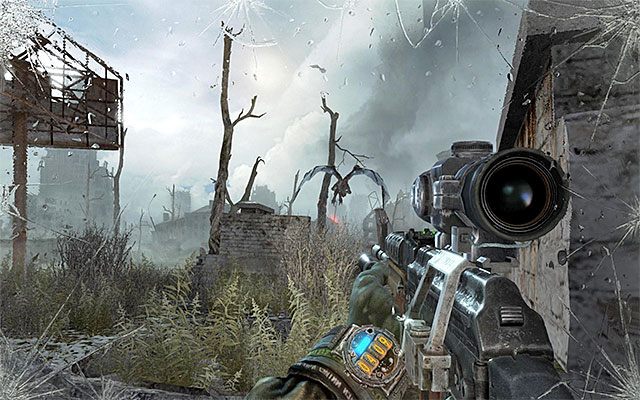 W trakcie przemierzania bagien wpadniesz również na co najmniej dwa demony - Znajdź paliwo do wyciągarki promu | Rozdział 16 - Zmierzch | Metro Last Light - Metro: Last Light - poradnik do gry