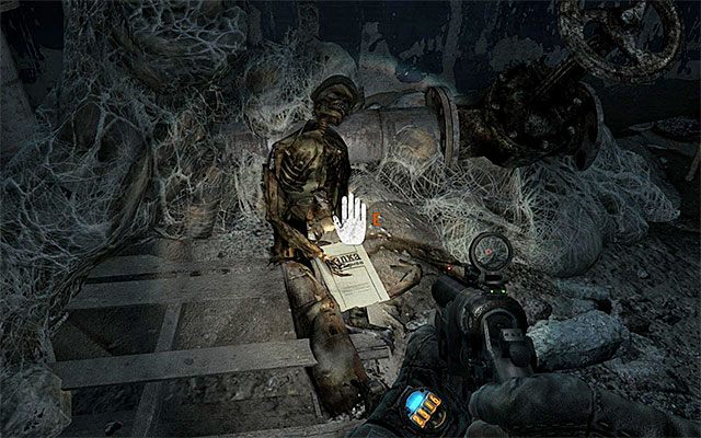 Skręć w prawo, wybierając się do niezbadanej jeszcze części katakumb - Znajdź skrzynkę z bezpiecznikami i otwórz drzwi | Rozdział 7 - Latarka - Metro: Last Light - poradnik do gry