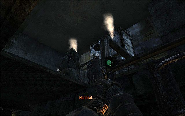 Przystąp do eksploracji kanałów, odnajdując kilka skrzynek z zapasami - Znajdź przycisk wyłączający wentylator i przeciśnij się przez niego | Rozdział 11 - Rewolucja - Metro: Last Light - poradnik do gry