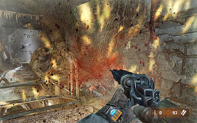 Powróć do wagonu i podejdź do pociągu - Użyj wagonu, by zepchnąć pociąg z drogi | Rozdział 12 - Regina - Metro: Last Light - poradnik do gry