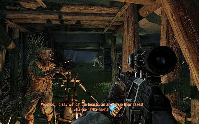 Końcowa część tego rozdziału nie jest już zbyt wymagająca - Użyj dzwonka, by wezwać prom | Rozdział 13 - Bandyci | Solucja Metro Last Light - Metro: Last Light - poradnik do gry